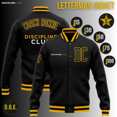 The Discipline Club Letterman Jacket